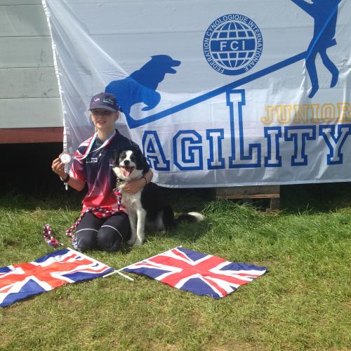 Flexadin Advanced Sponsored Agility Handler - Mariann and Frankie